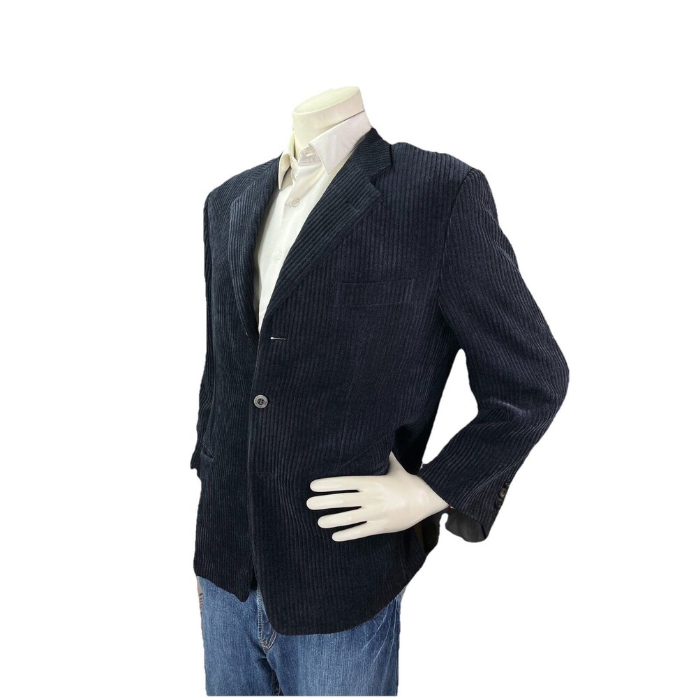 PAL ZILERI PULL Blazer Men 40S Luxury Corduroy Sport Jacket View 4